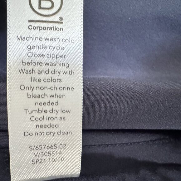 Athleta Nolita Navy Blue High Rise Elastic Waist Wide Leg Pants Size 8 Tall - Picture 14 of 14